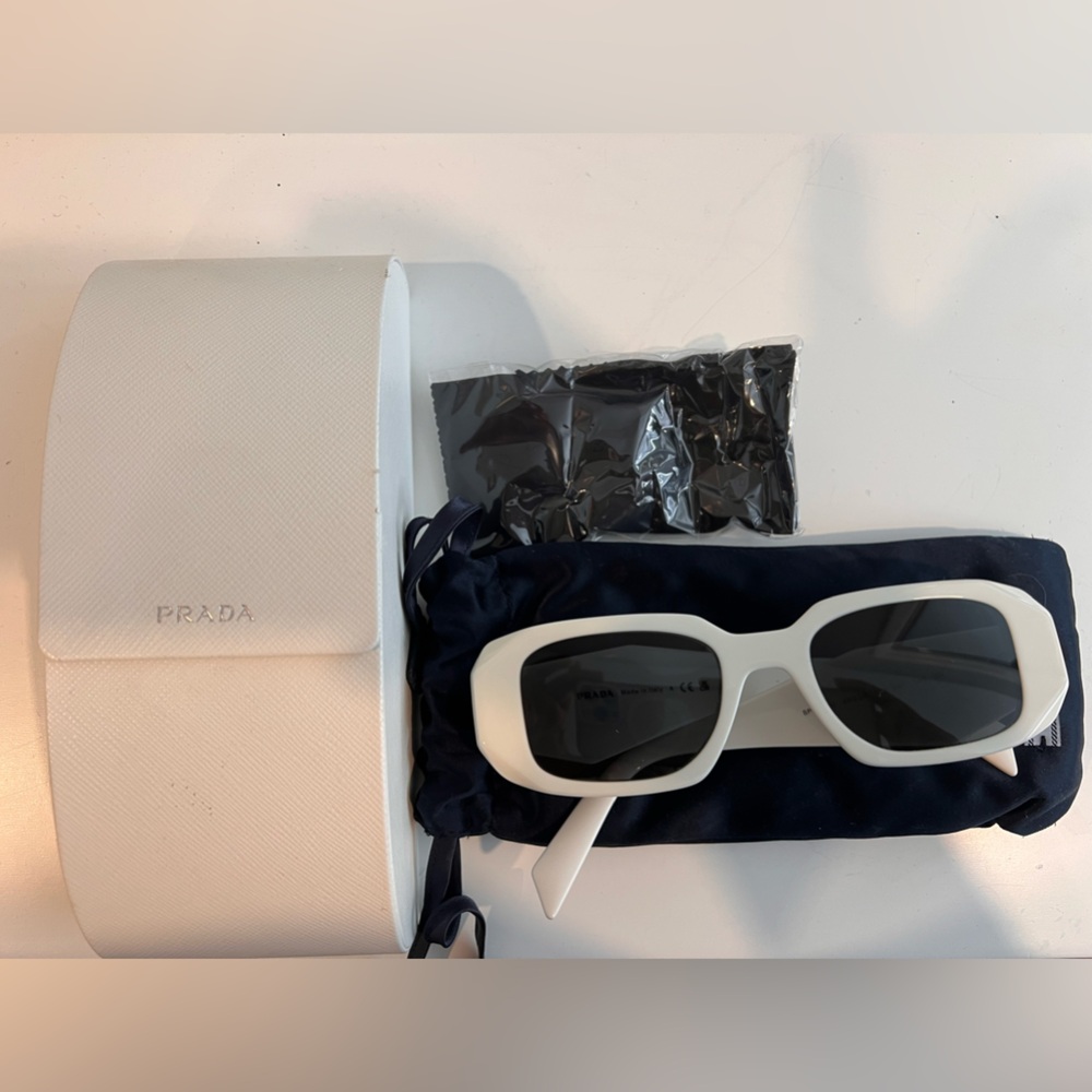 Prada Ivory Designer Sunglasses